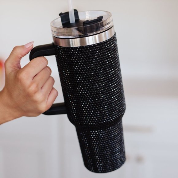 Glam Girl Other - Glam Girl 40 oz Rhinestone Stainless Steel Tumbler